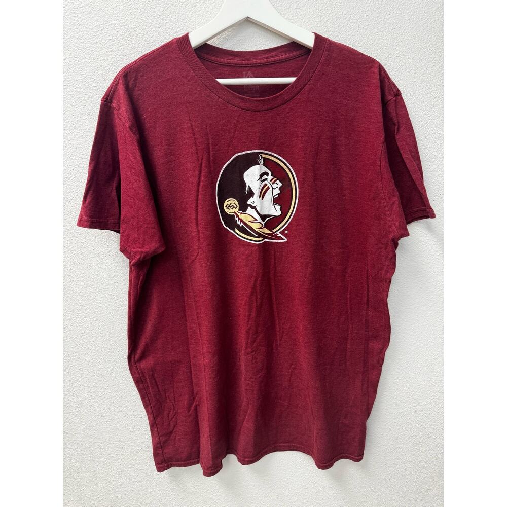 Knights Apparel Men's FSU Florida State‎ Seminoles T-Shirt Garnet XL